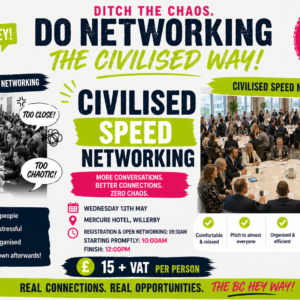 Civilised Speed Networking – The Way It Should Be